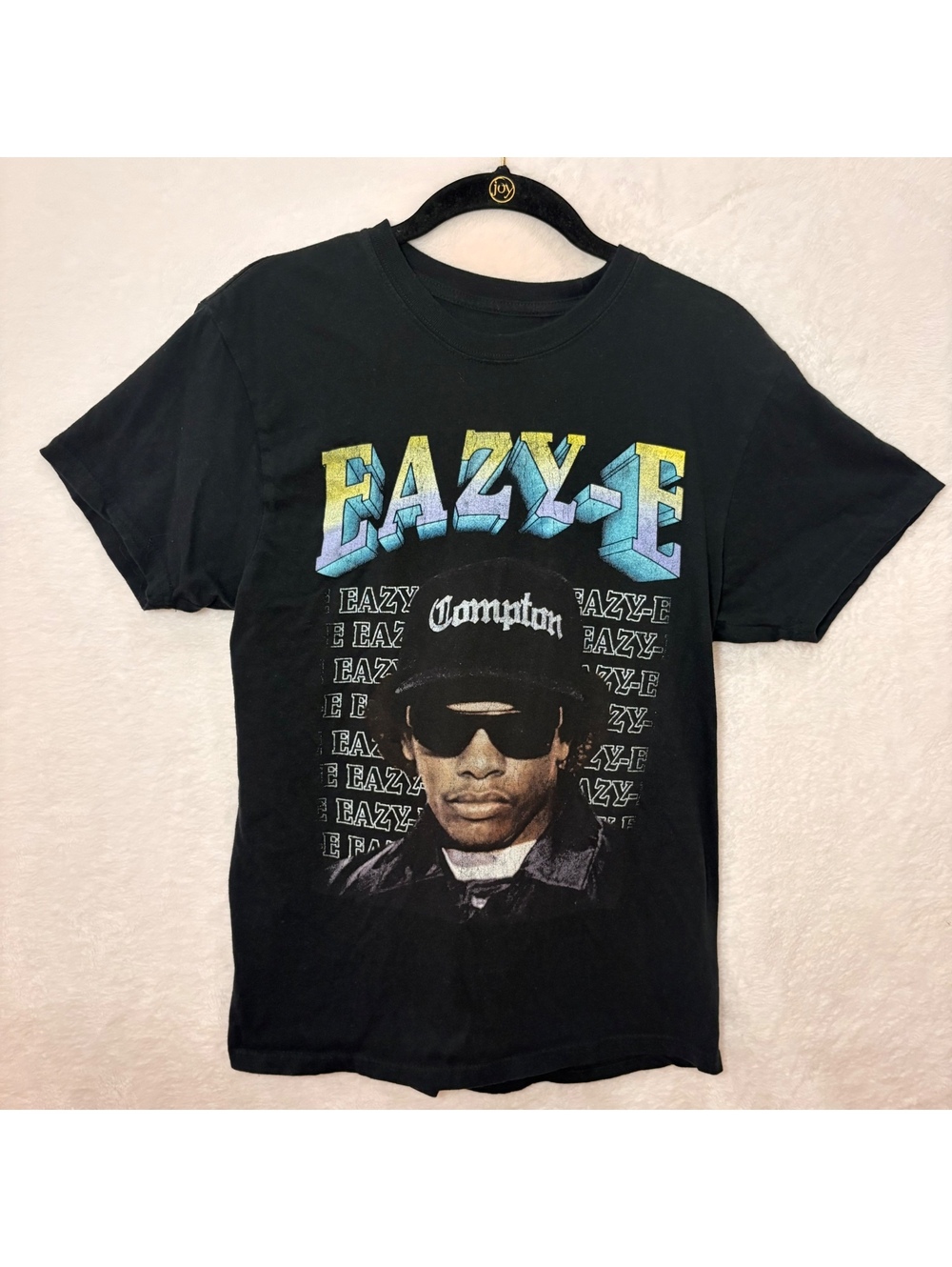 Eazy-E Compton Graphic Tee Unisex Medium Black 100% Cotton Ruthless Records 2022